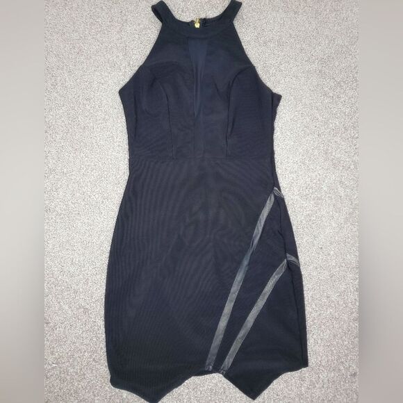 Emerald Sundae Black Grecian Style Dress - Picture 3 of 13